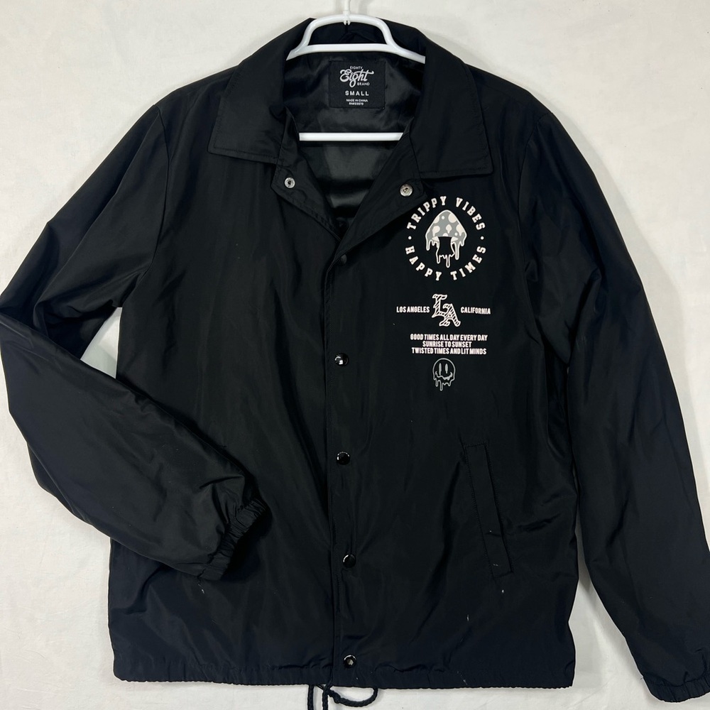 Eighty Eight Brand Windbreaker Jacket Mens Adult